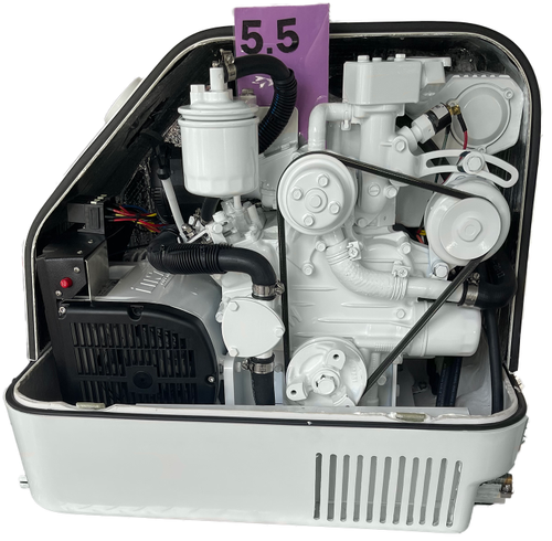 Next Gen 5.5 kW Marine Diesel Generator, 2800 RPM w/ Sound Shield Next Gen 5.5 kW Marine Generator